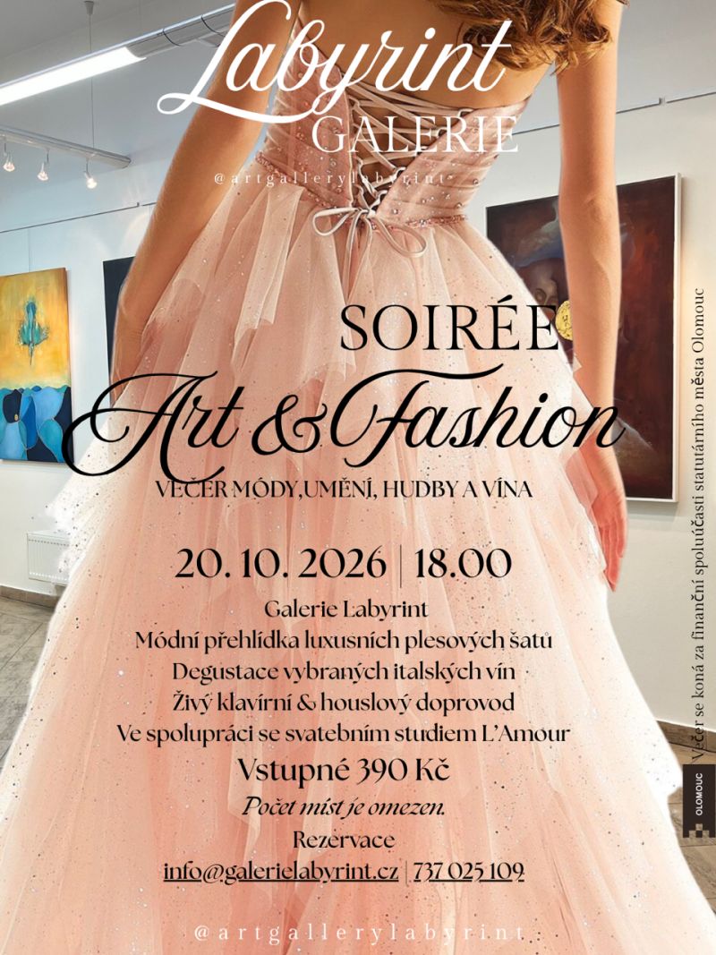 Art&Fashion Soirée Galerie Labyirnt pozvánka
