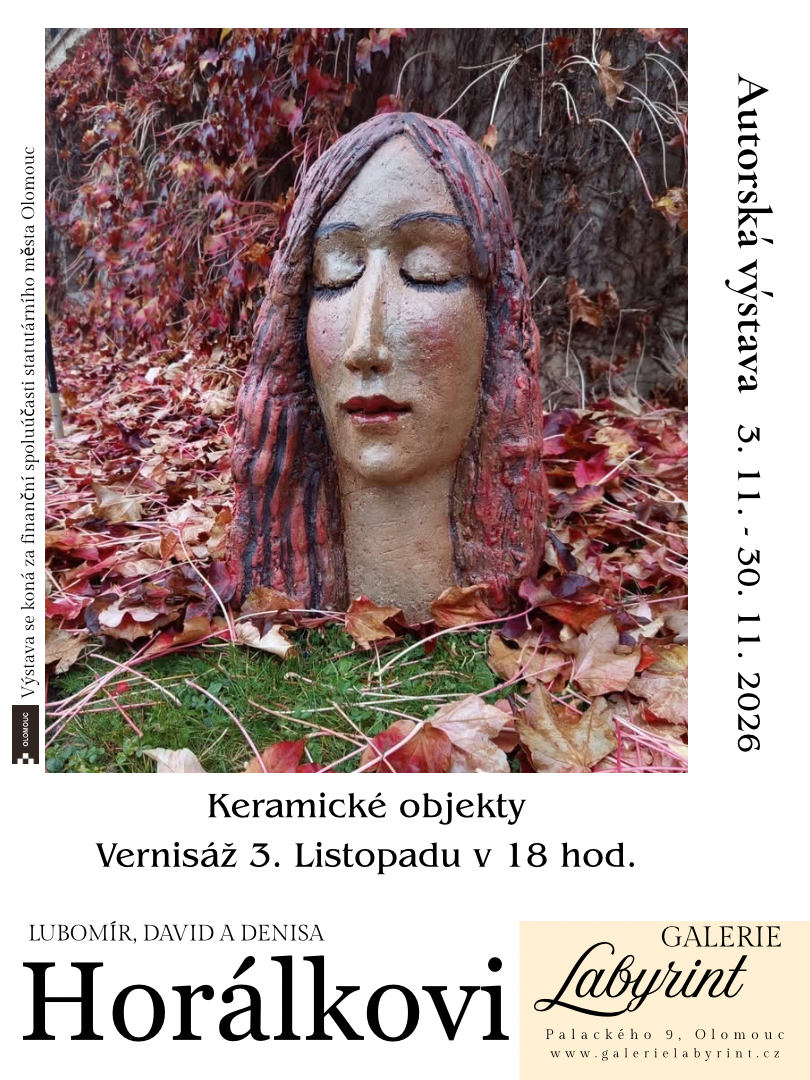 Pozvánka na výstavu Lubomír Horálek